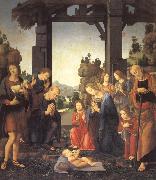 LORENZO DI CREDI The Adoration of the Shepherds oil painting on canvas